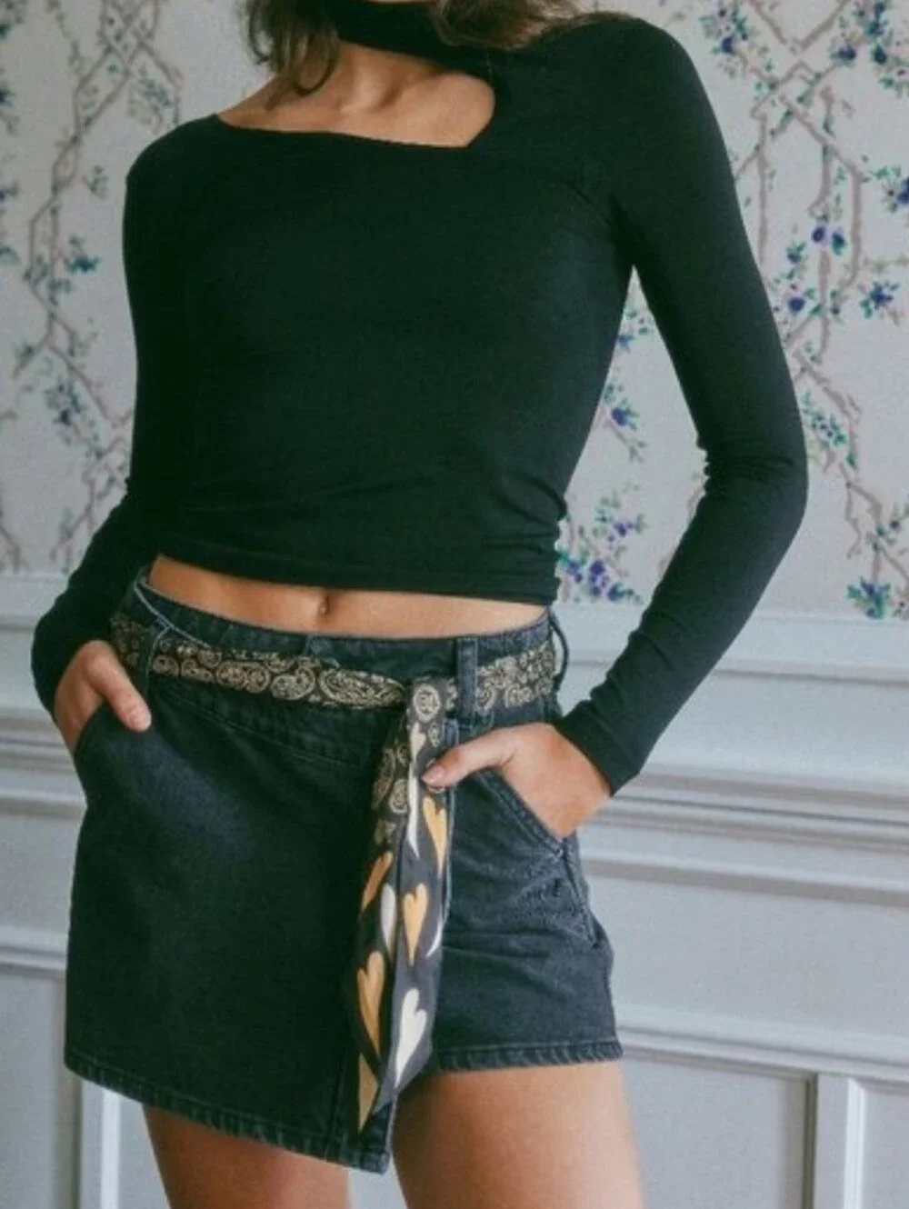 Free People Cut It Out Seamless Long Sleeve Top